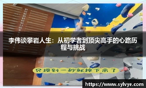 李伟谈攀岩人生：从初学者到顶尖高手的心路历程与挑战
